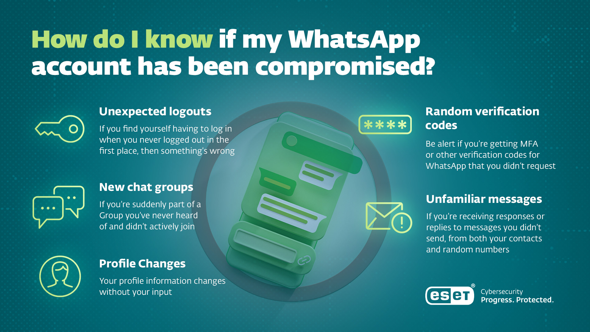 How do I know if my WhatsApp account has been compromised