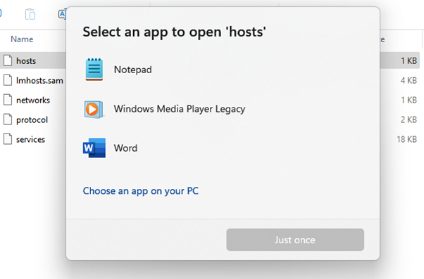Windows system-wide blocking