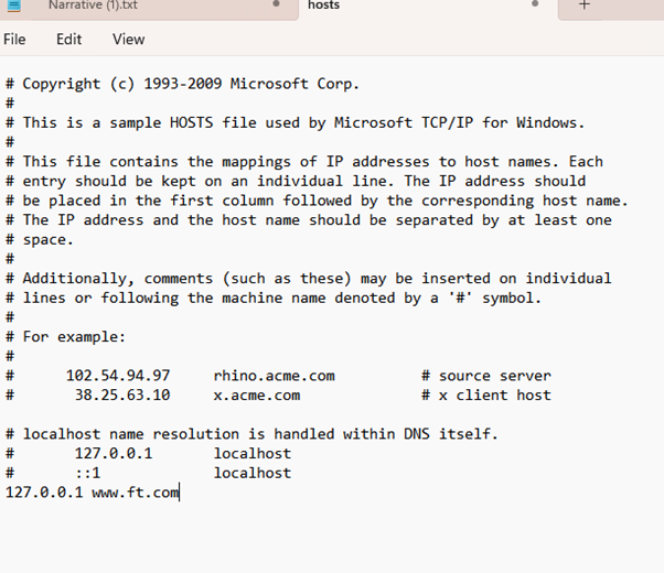Windows system-wide blocking