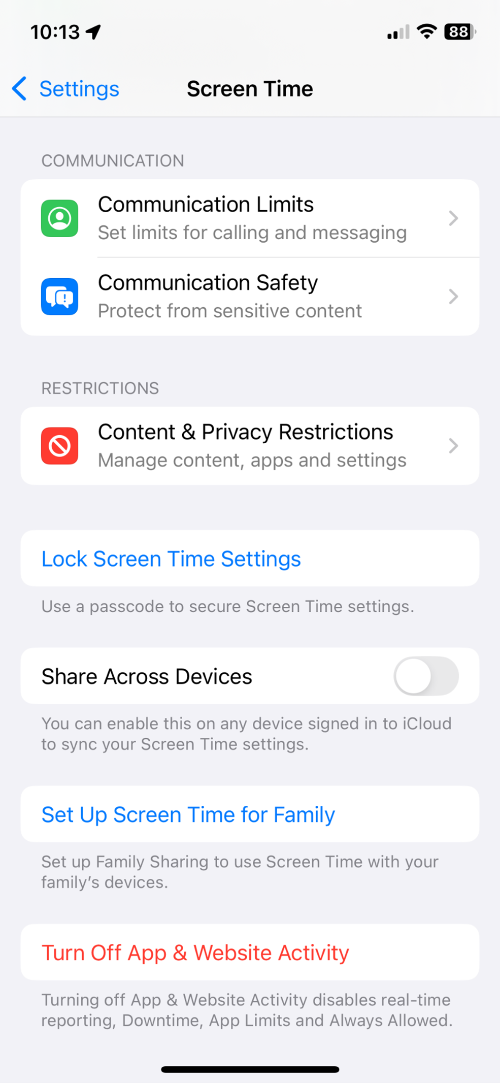 Blocking websites on mobile devices