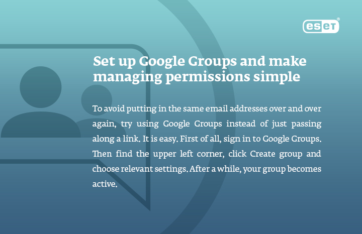  google drive security tips google groups settings