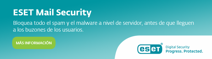 Banner referring to ESET Mail Security solution