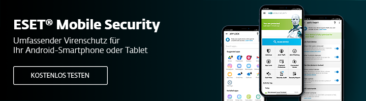 ESET MOBILE SECURITY - Umfassender Virenschutz für Ihr Android-Smartphone oder -Tablet mit dem proaktiven Diebstahlschutz Anti-Theft.