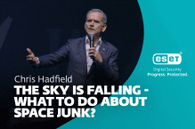 Chris Hadfield: The sky is falling – what to do about space junk? | Starmus Highlights