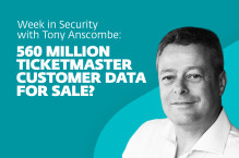 560 million Ticketmaster customer data for sale? – Week in security with Tony Anscombe