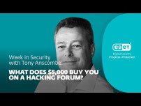 What does $5,000 buy you on a hacking forum? – Week in security with Tony Anscombe