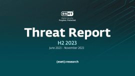 Rapport H2 2023 d'ESET sur le paysage des menaces