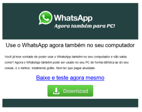 ¿WhatsApp para PC? Cibercriminales buscan engañar usuarios en Brasil