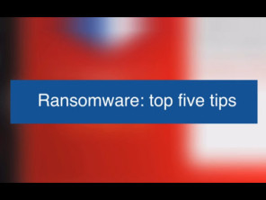Top 5 tips to avoid Ransomware
