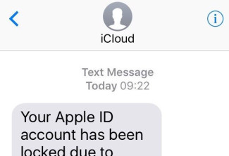 O golpe por SMS que rouba ID Apple evoluiu para capturar mais vítimas