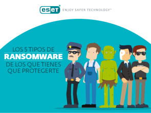 5 tipos de ransomware de los que tienes que protegerte