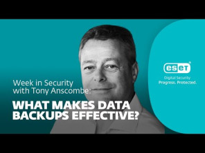 Avoiding data backup failures – Week in security with Tony Anscombe