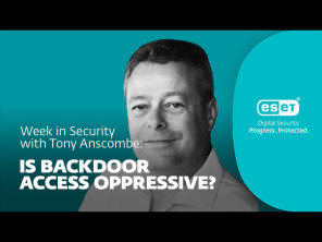 Is backdoor access oppressive? – Week in security with Tony Anscombe