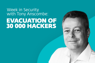 Evacuation of 30,000 hackers – Week in security with Tony Anscombe