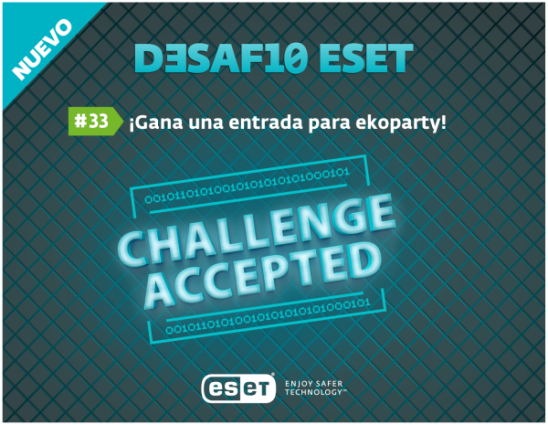 Desafío ESET #33: gana una entrada para ekoparty haciendo reversing en Windows