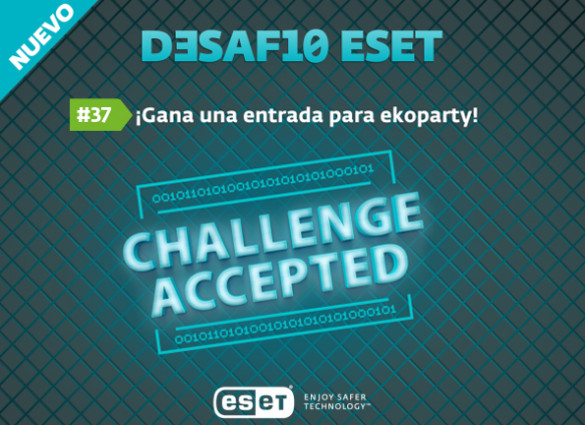 Desafío ESET #37: reversing en Linux por una entrada para ekoparty