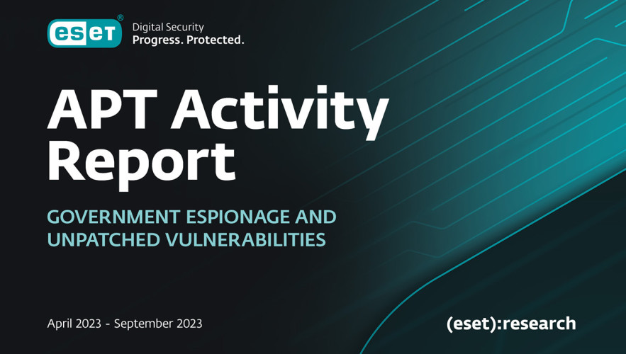 ESET APT ACTIVITY REPORT Q2-Q3 2023