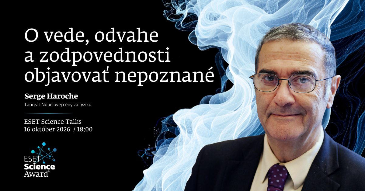 Serge Haroche na ESET Science Talks: Zažite diskusiu s nobelistom