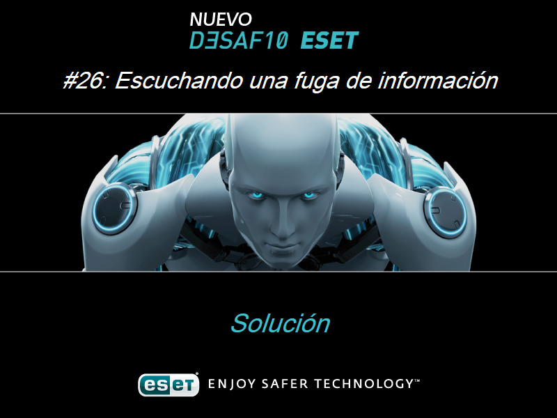 Solución al Desafío 26 de ESET Latinoamérica