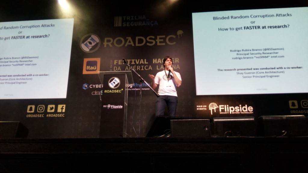 “Blinded Random Block Corruption Attacks” foi tema no Roadsec