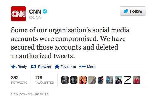 CNN tweets apology