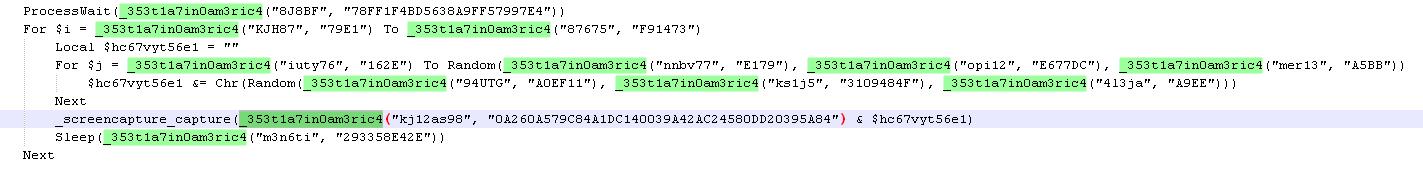 FuncionCapturas Desafio ESET