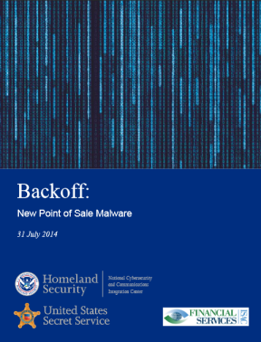 Backoff - New Point of Sale Malware