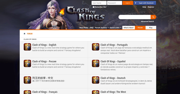Clash of Kings - Facebook Gameplay 