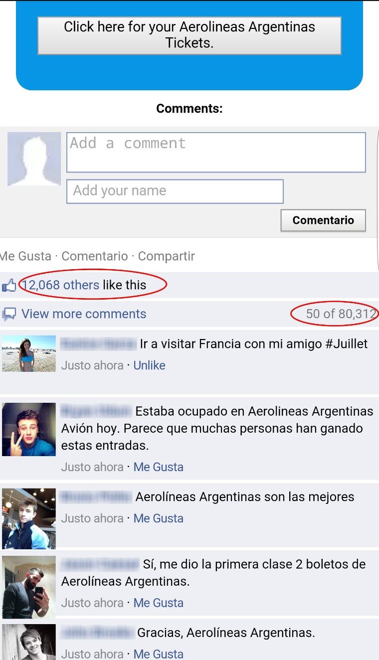 facebook aerolineas argentinas