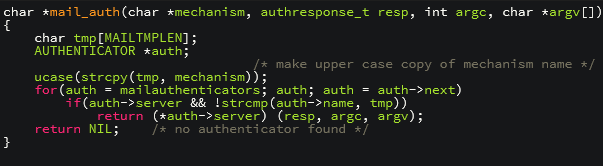 vulnerabilidad strcpy IMAP