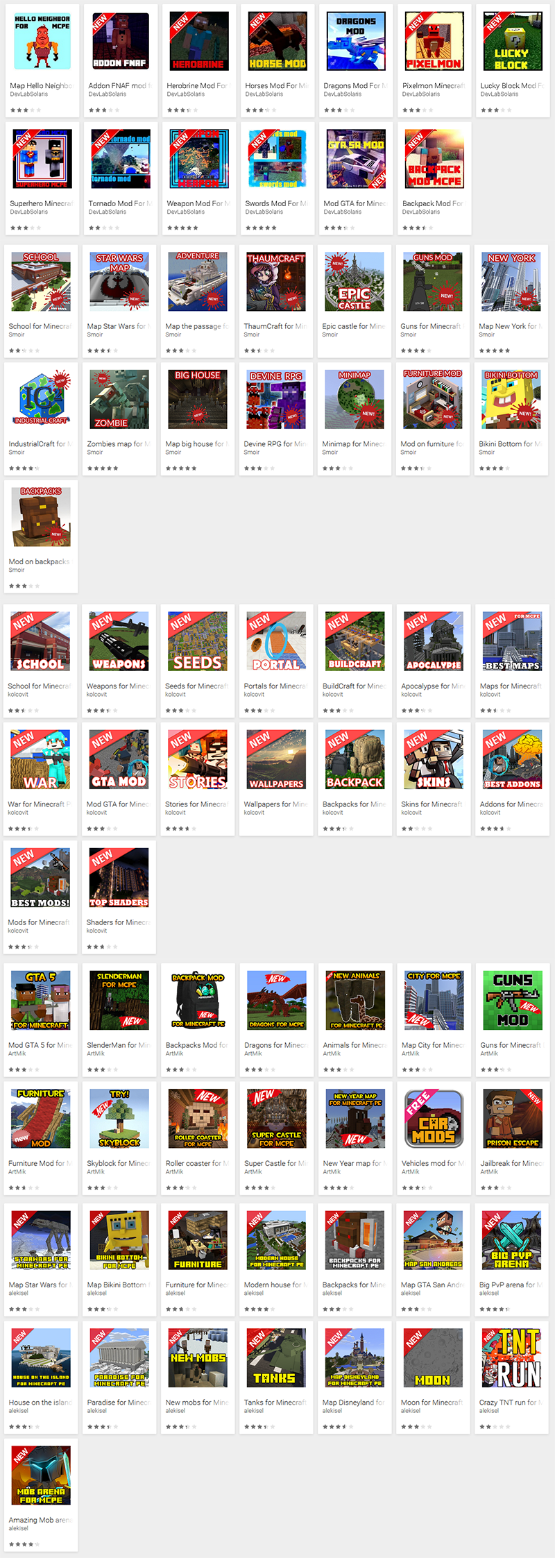 Malware disguised as Minecraft mods on Google Play