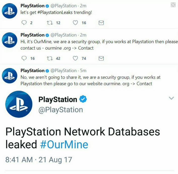 Sony PlayStation Social Media Accounts Hacked; Claims PSN Database Breach