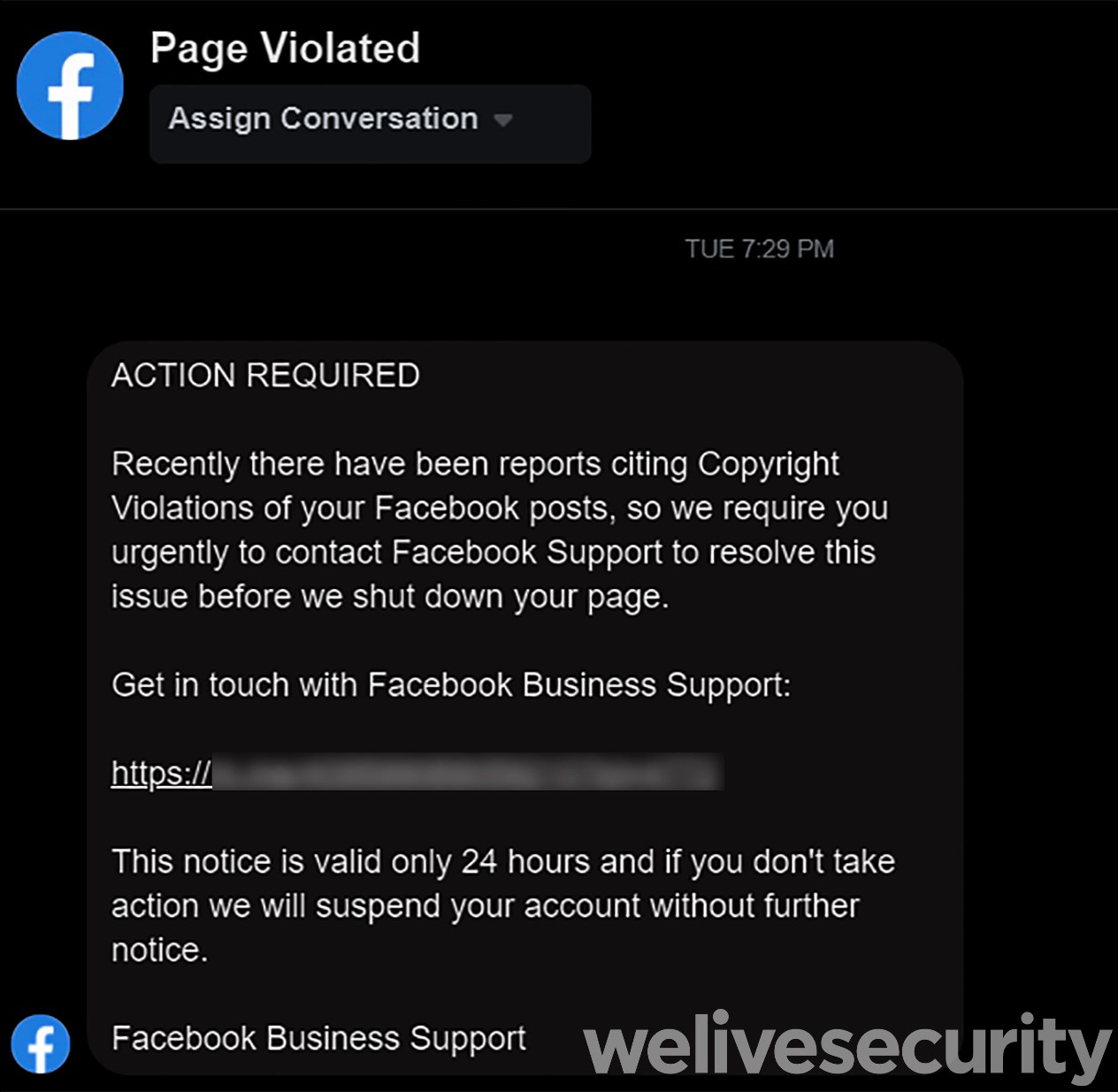 How to Avoid Phishing Scammers Impersonating Facebook - Reshift Media