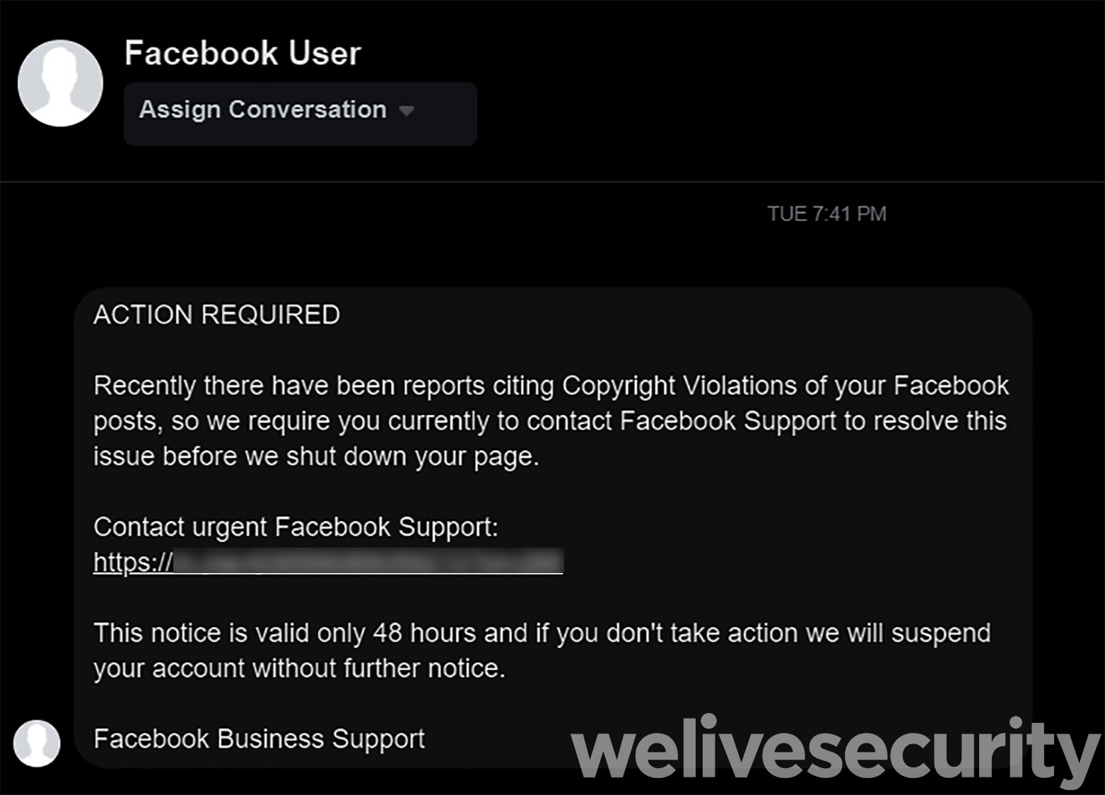 How to Avoid Phishing Scammers Impersonating Facebook - Reshift Media