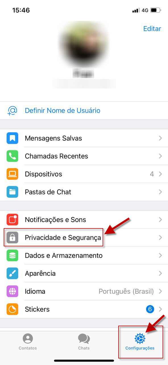 Como bloquear o Telegram com senha no computador