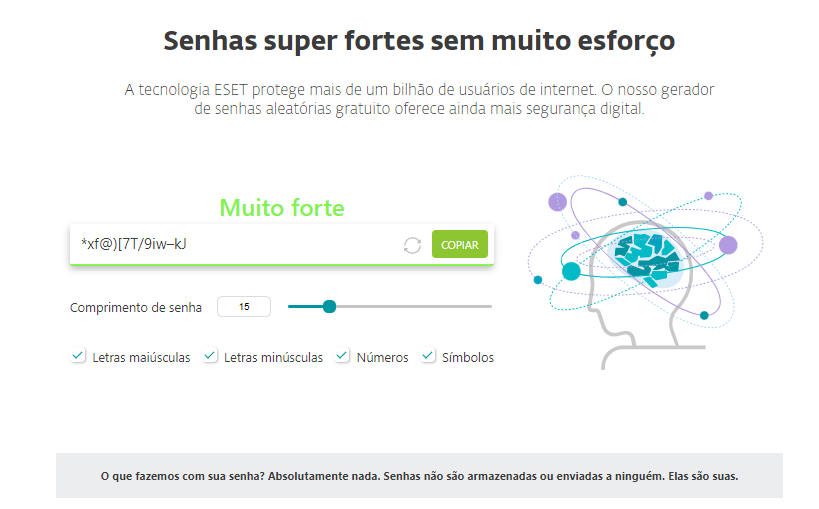 Gerador de senhas - LastPass