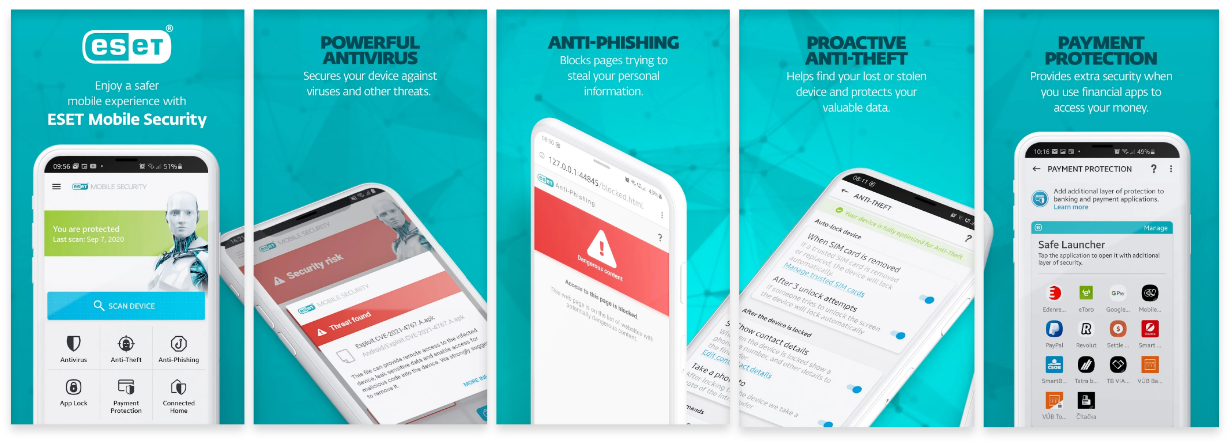 ESET Mobile Security main benefits