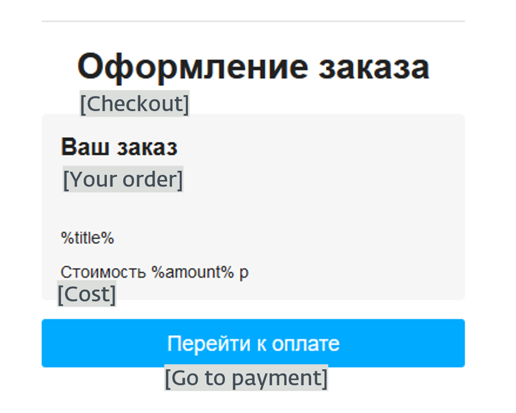 Telekopye checkout template