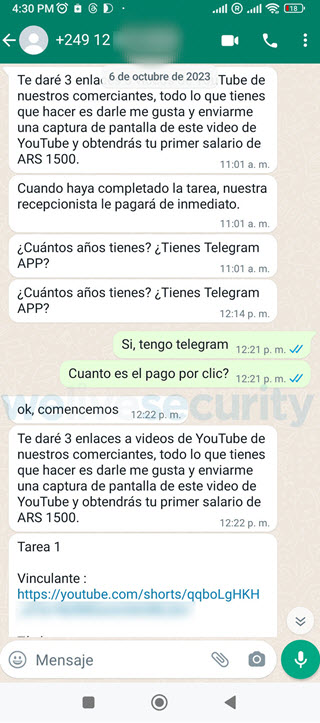 Whatsapp-estafas-ofertas-trabajo-scams-youtube