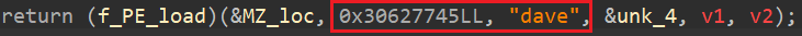 Figure 12. The constants used in the public Shellcode RDI project remained unchanged