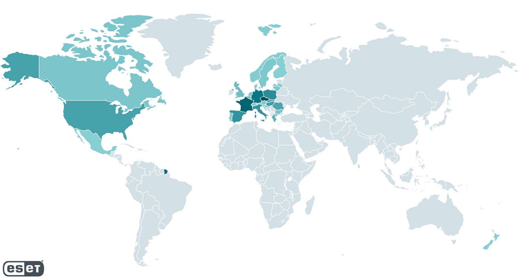 Figure 2. Heatmap of potential victims