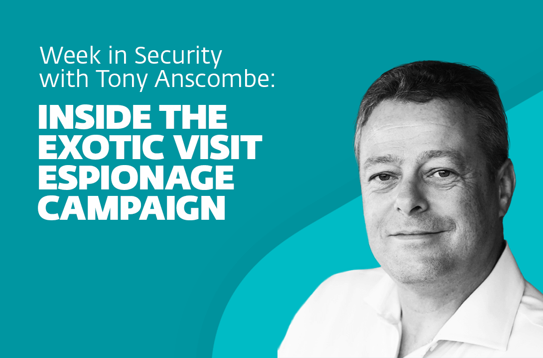 Unwanted eXotic visitors – Week in security with Tony Anscombe