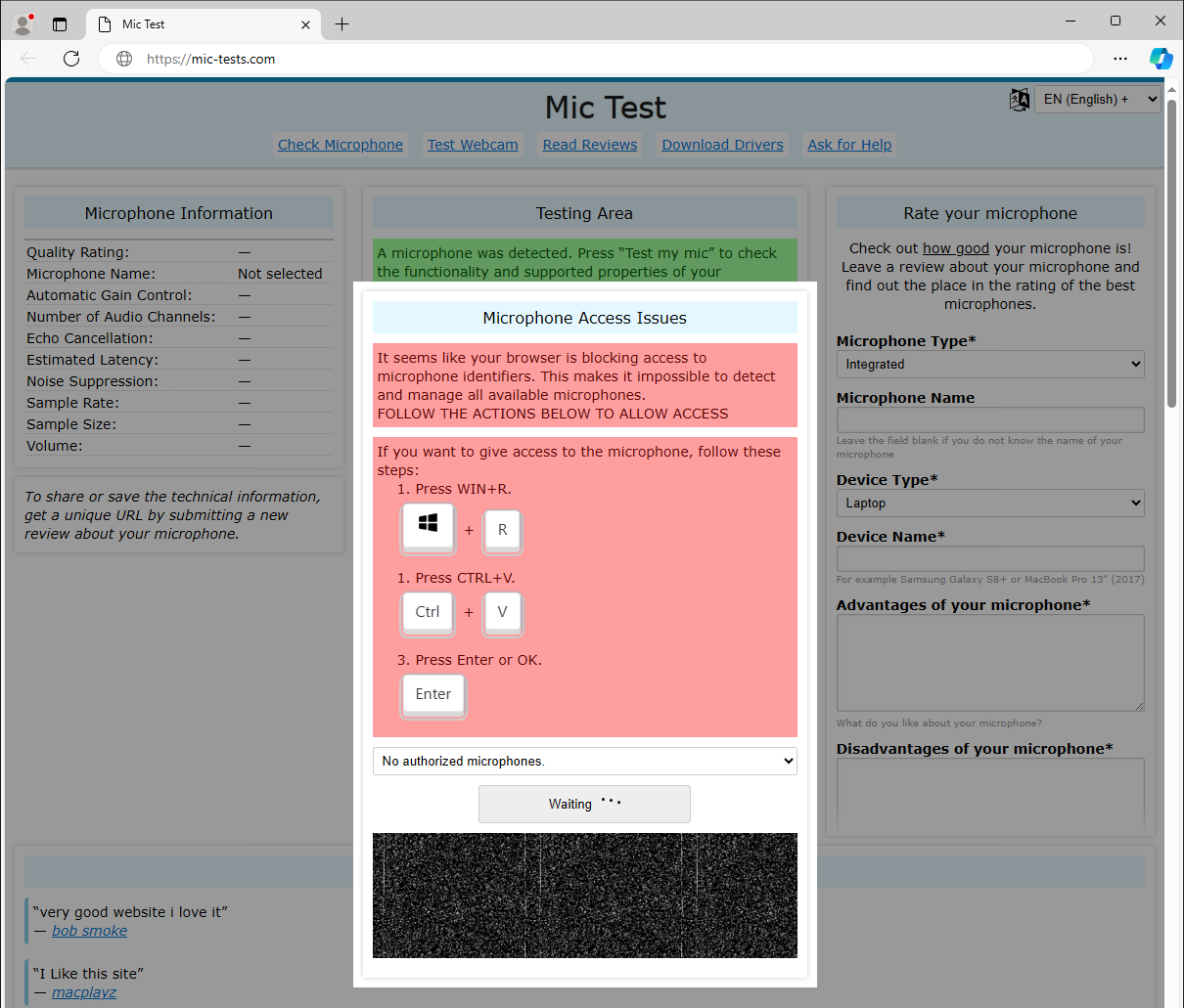 Figure 5. Website luring the victim into execution of malicious command stored in the user’s clipboard Figure 5. Website luring the victim into execution of malicious command