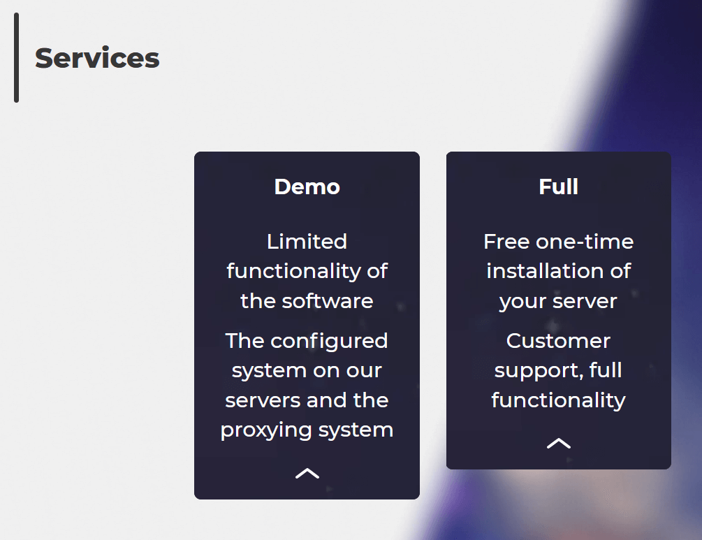 Figure 6. Basic offering on Danabot’s support site Figure 6. Basic offering on Danabot’s support site