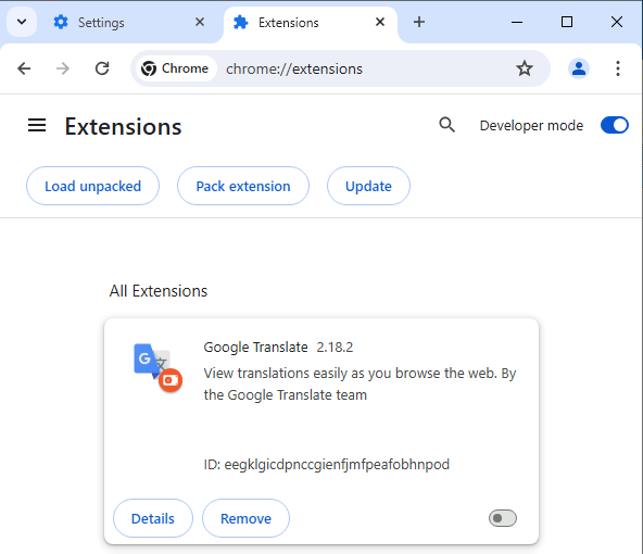 Rilide Stealer posing as a Chrome browser extension (source: ESET Threat Report H1 2024) fake-browser-extension