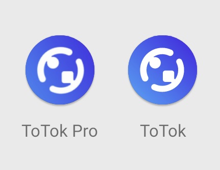 Figure 5. ToTok and ToTok Pro app icons