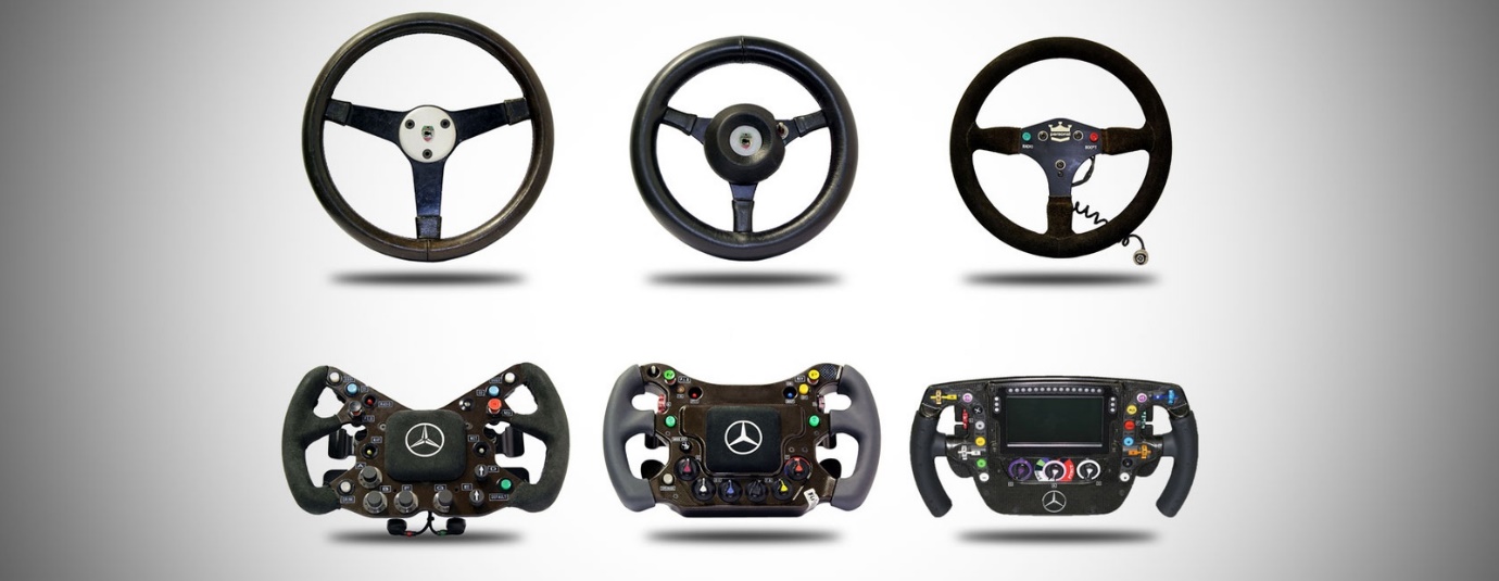 f1 steering wheels