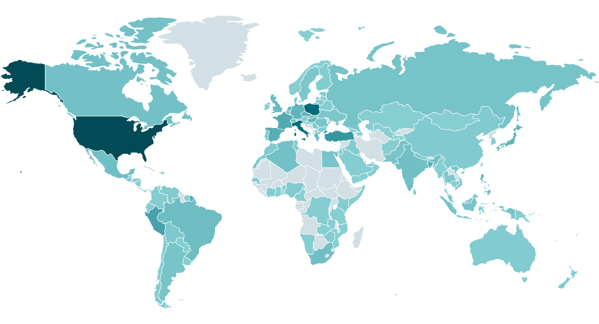 Figure 10. Distribution of Stealc &ndash; detection heatmap (2025&ndash;present)